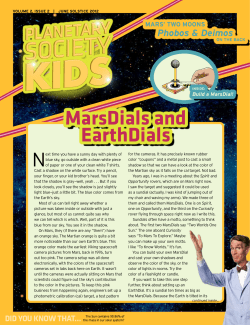 MarsDials and EarthDials