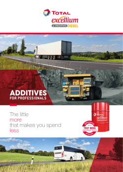 additives - total raffinage marketing