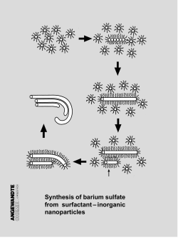 Synthesis of barium sulfate from surfactant&ndash;inorganic nanoparticles