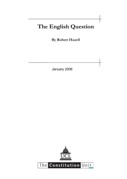 The English Question
