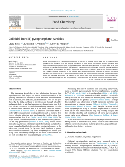 Colloidal iron(III) pyrophosphate particles