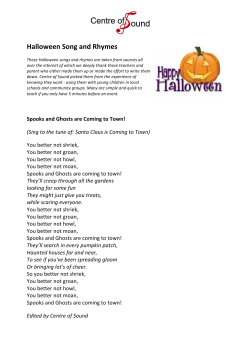 Halloween Song and Rhymes