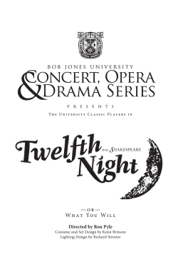 Program - Bob Jones University