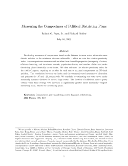 Measuring the Compactness of Political