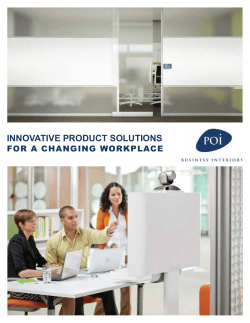 NON VOR PRODUCT GUIDE - POI Business Interiors