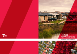 Homes for Victorians - Victorian Government