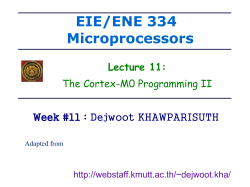 EIE/ENE 334 Microprocessors
