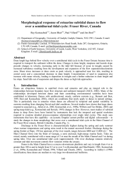 Morphological response of estuarine subtidal dunes to flow