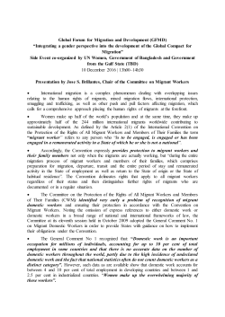 Integrating a gender perspective into the development of