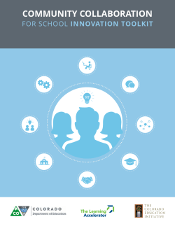 community collaboration - The Learning Accelerator