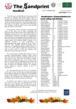 Issue 6 14 October 2016