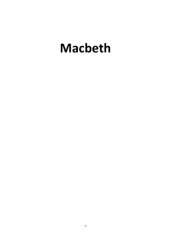 Macbeth - The Orchards Primary Academy