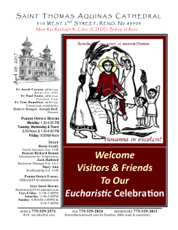 April 9, 2017 - Saint Thomas Aquinas Cathedral