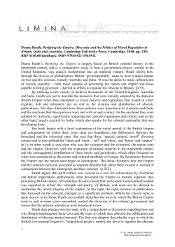 Heath review1  - Limina: A Journal of Historical and