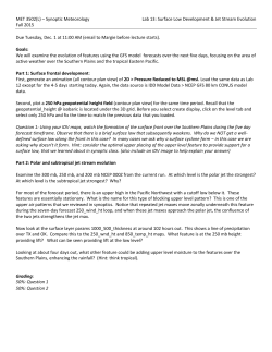 Lab 13: Jet Stream Evolution By IDV