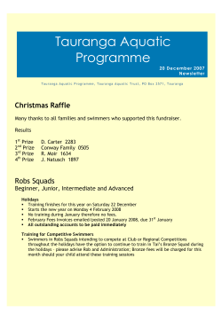 Tauranga Aquatic Programme