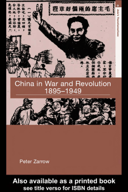 China in War and Revolution, 1895&ndash;1949