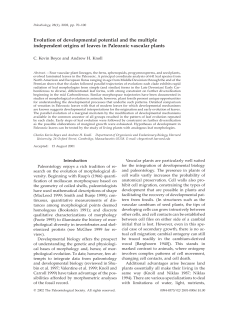 Evolution of developmental potential and the multiple independent