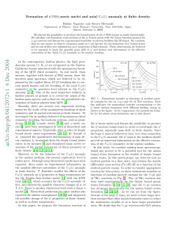 Formation of\ eta`(958)-mesic nuclei and axial U_A (1) anomaly at