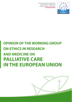 palliative care in the european union