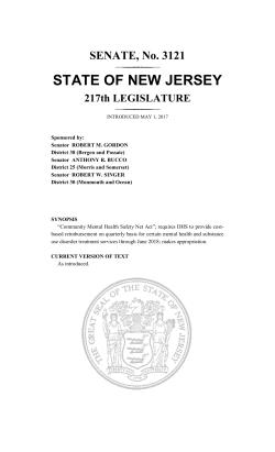 S-3121 - New Jersey Legislature