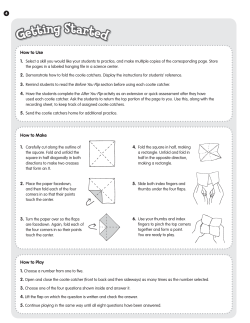 Cootie Catcher - Creative Teaching Press
