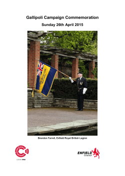 Gallipoli Campaign Commemoration