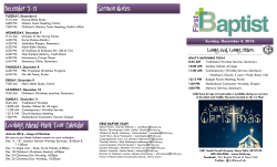 December 4, 2016 - First Baptist Church, Sioux Falls