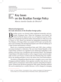 Key Issues on the Brazilian Foreign Policy