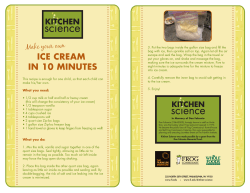 ice cream in 10 minutes - The Franklin Institute