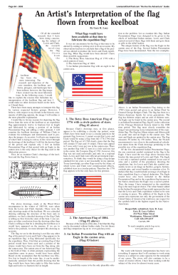 An Interpretation of the flag flown on the Keelboat