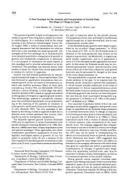 A New Paradigm for the Analysis and Interpretation of Growth Data
