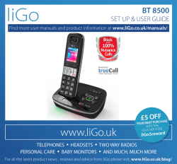 BT 8500 - User manual