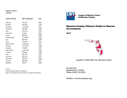 Charter Government - League of Women Voters of Manatee County