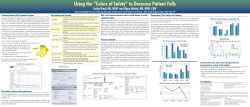 Using the Colors of Safety to Reduce Patient Falls