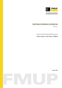 Folie &agrave; deux: how it fits in DSM-5