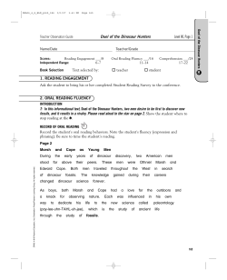 Level 80 Duel of the Dinosaur Hunters