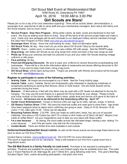 Girl Scouts are Stars! - Central Westmoreland Service Unit