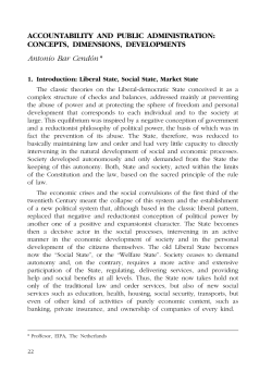 Accountability and Public Administration: Concepts, Dimensions