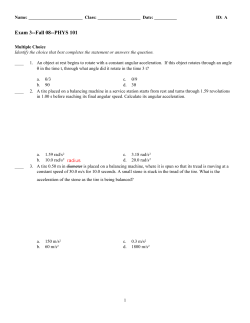 Exam 3
