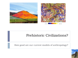Prehistoric Civilizations?