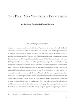 the first men who knew everything