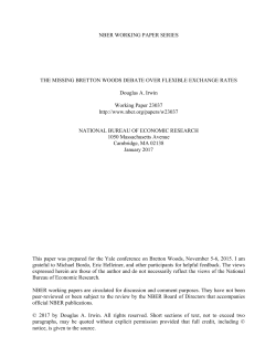 The Missing Bretton Woods Debate over Flexible Exchange Rates