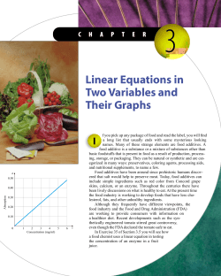 Linear Equations in Two Variables and Their Graphs