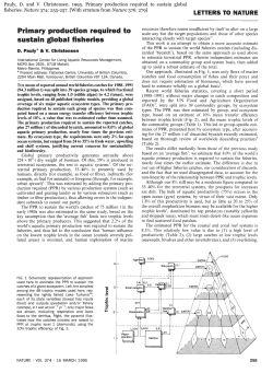 Primary production required to sustain global