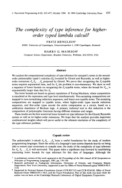 The complexity of type inference for higher