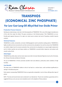 economical zinc phosphate