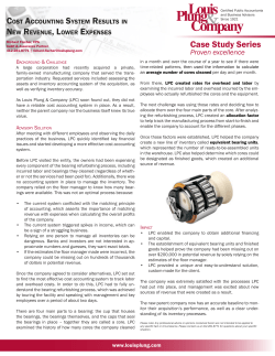 Cost Accounting System Results in New Revenue, Lower Expenses