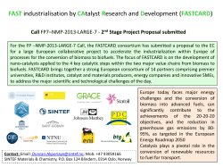FAST industrialisation by CAtalyst Research and Development