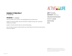 Jumping 3.4: Relay Race 2